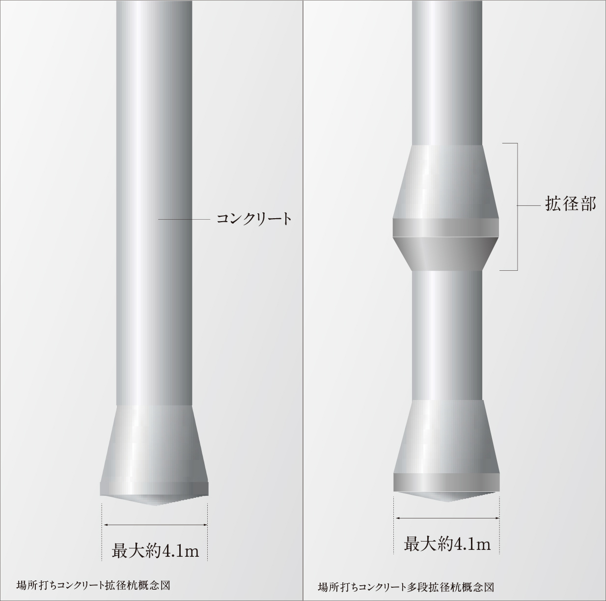 東西方向軸組概念図・南北方向軸組概念図